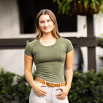 Kennedy Seamless Shortsleeve Shirt - Wallstreet Camo - Ladies