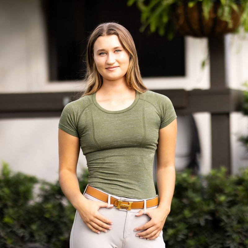 Kennedy Seamless Shortsleeve Shirt - Wallstreet Camo - Ladies