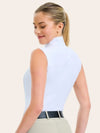 Laney Sleeveless Show Shirt - Horseshoes