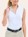 Laney Sleeveless Show Shirt - Horseshoes
