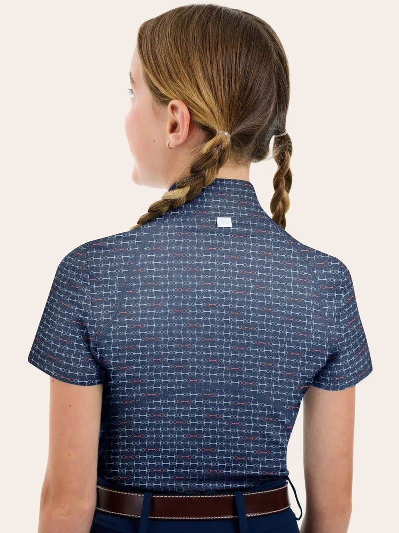Lucy Jr 1/4 Zip Shirt - Summer Snaffle
