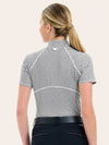 Lucy 1/4 Zip Shirt - Diamond Mosaic