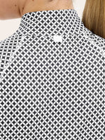 Lucy 1/4 Zip Shirt - Diamond Mosaic