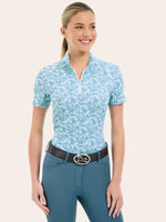 Lucy 1/4 Zip Shirt - Summer Paisley