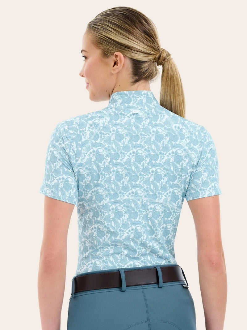 Lucy 1/4 Zip Shirt - Summer Paisley