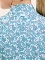Lucy 1/4 Zip Shirt - Summer Paisley