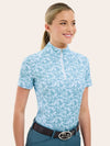 Lucy 1/4 Zip Shirt - Summer Paisley
