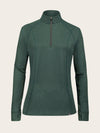 Logan 1/4 Zip Training Shirt - Ivy Heather - Ladies