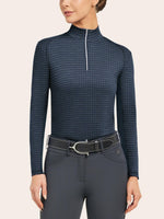 Libby 1/4 Zip - Sapphire Snaffle