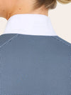 Liv Longsleeve Show Shirt - Blue Petal Dots - Ladies