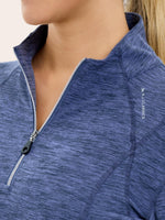 Logan 1/4 Zip Training Shirt - Twilight Purple Heather