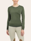 Mollie Sweater - Olive Heather - Ladies