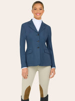 Monterey Show Coat - Blue Weave - Ladies