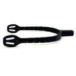 Matte Black Square End Block Spurs