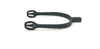 Matte Black Square End Block Spurs