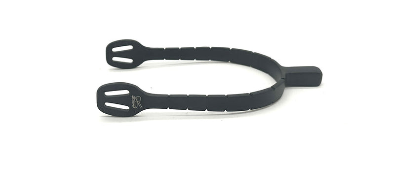 Matte Black Square End Block Spurs