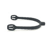 Matte Black Square End Block Spurs