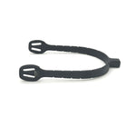 Matte Black Square End Block Spurs