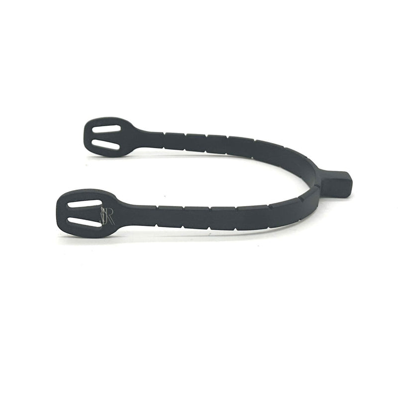 Matte Black Square End Block Spurs