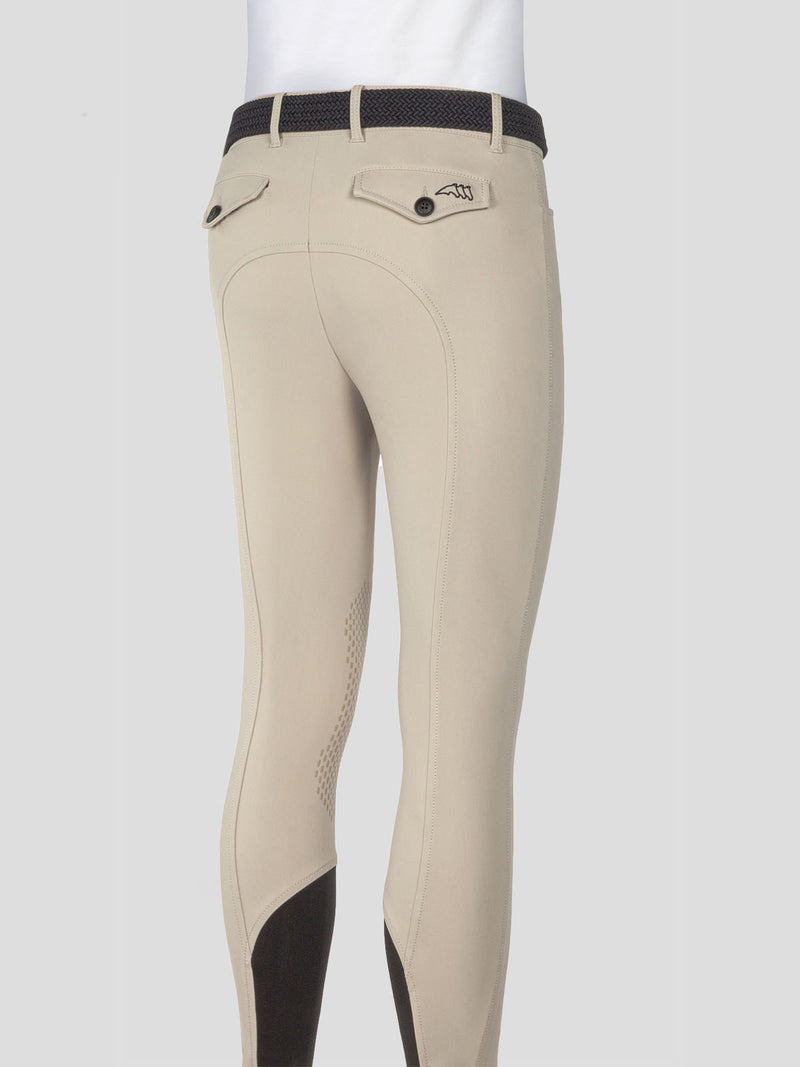 Grafton B-Move Knee Patch Breech - Beige - Mens