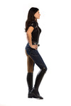 NEW Equestrian Jean - Full Seat with Cell Phone Pocket | 4-way stretch - Vintage Wash
