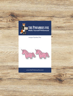 Pink Unicorn Number Pins