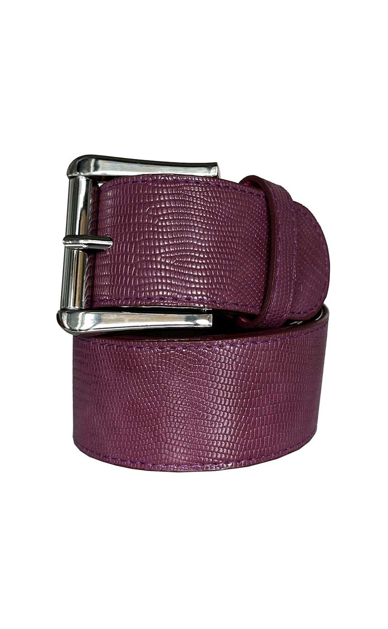 Cruelty Free Belt - Plum