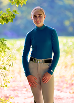 Classic Mock Neck - Teal - Ladies