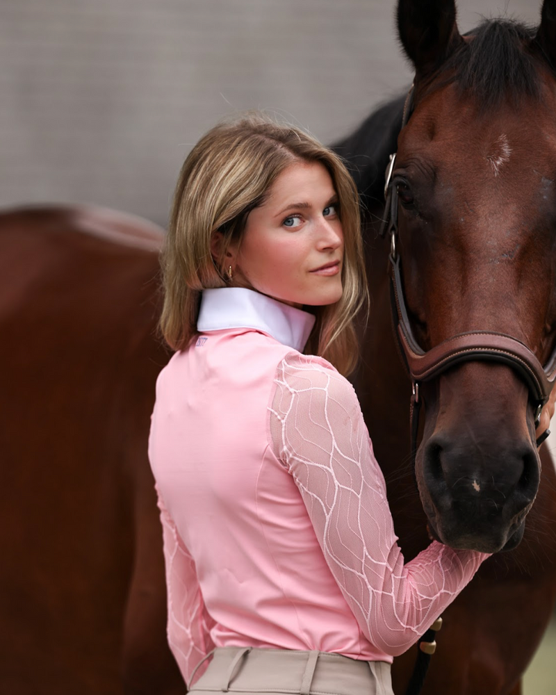 Ophelia Show Shirt - Pink Flora - Ladies