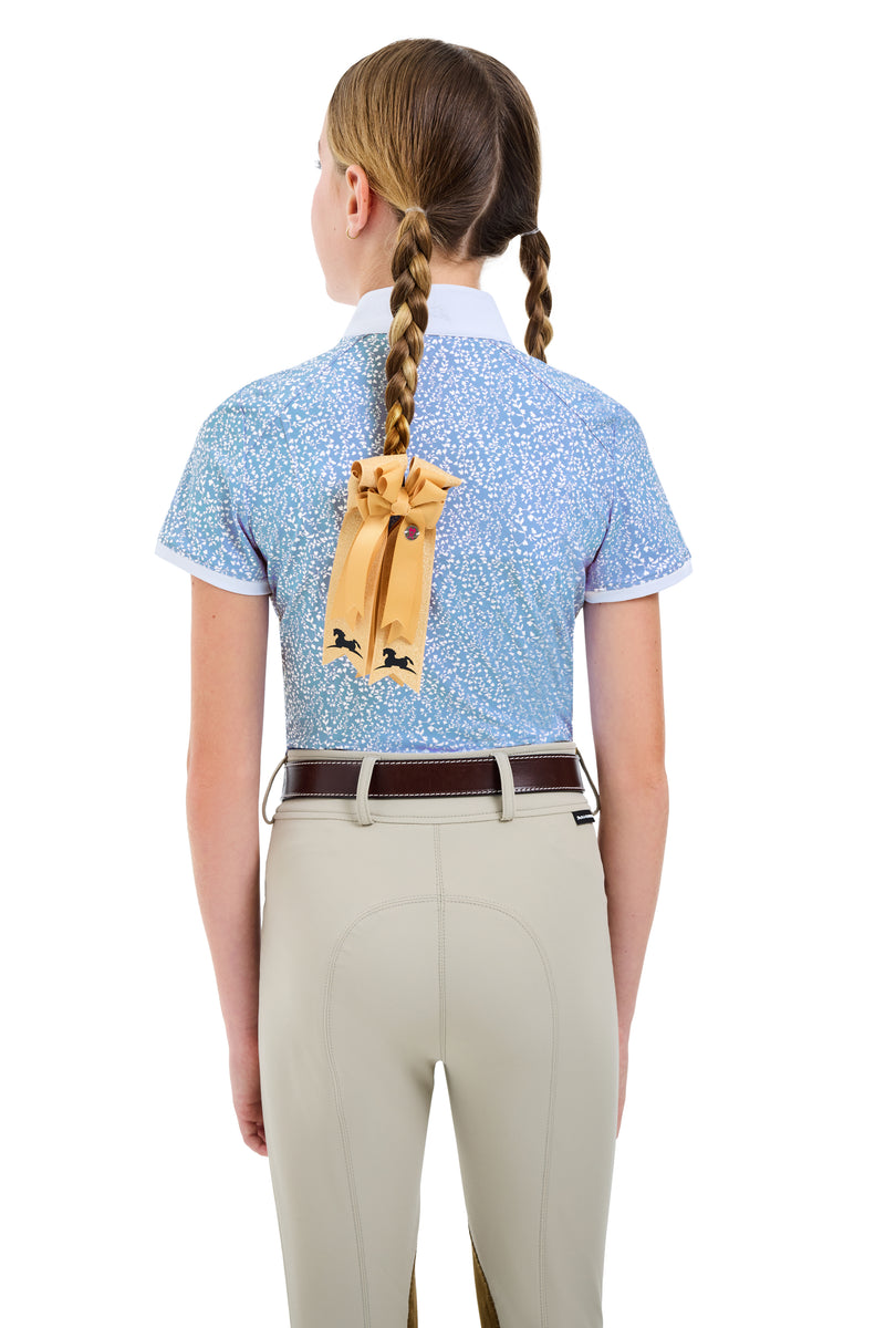 Tessa Jr Short Sleeve Show Shirt - Delicate Floral
