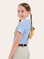 Tessa Jr Short Sleeve Show Shirt - Delicate Floral