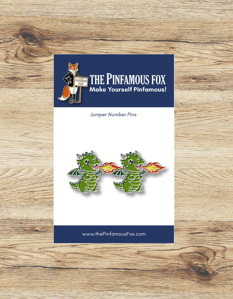Dragon Number Pins