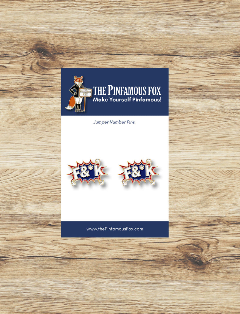 F&*k Number Pins