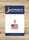 American Flag Sparkles Charm