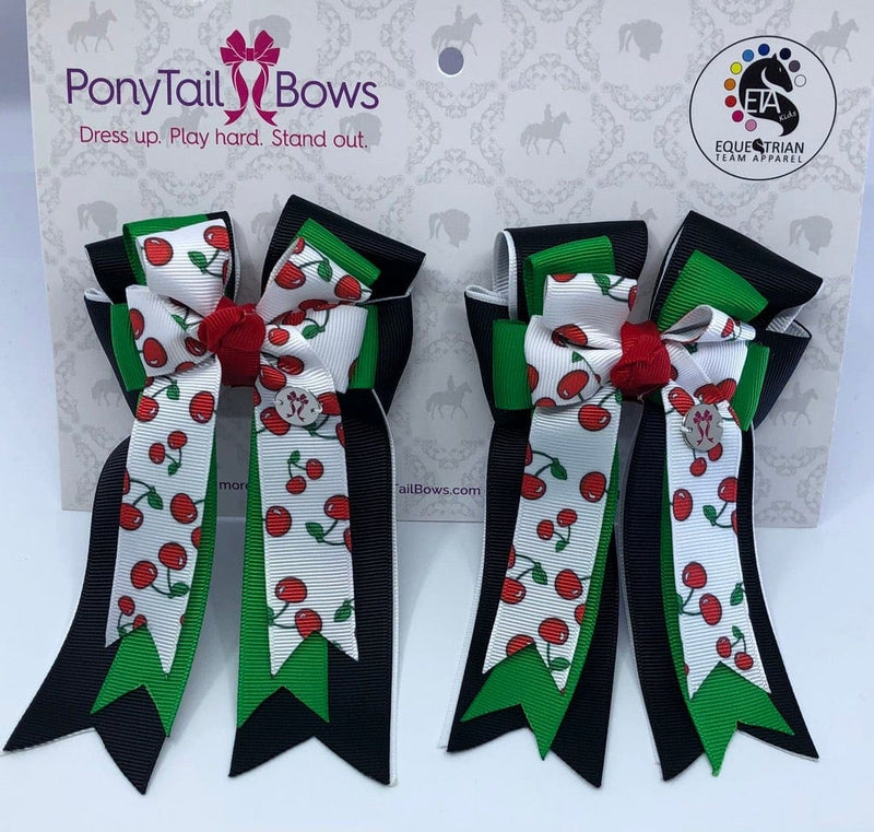Berry Cherry Bows - PonyTail Bows