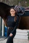 Long Sleeve Air Tee - Black - Ladies