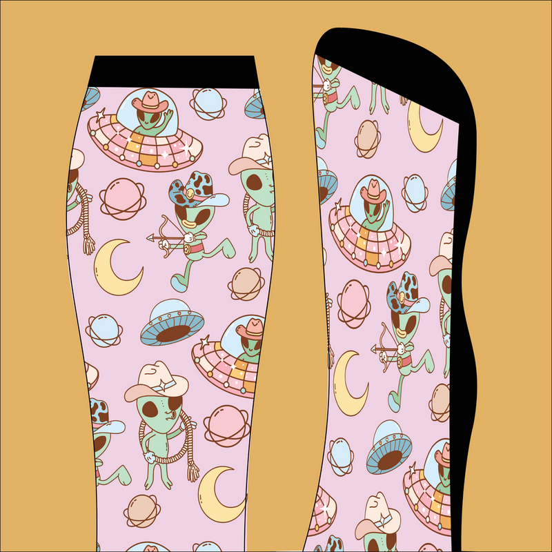 Limited Edition Yeehaw UFO Boot Socks