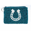 Hand Beaded Horseshoe Coin Purse