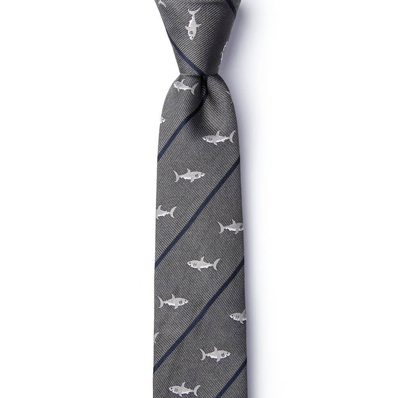 Shark Infested Waters Skinny Tie
