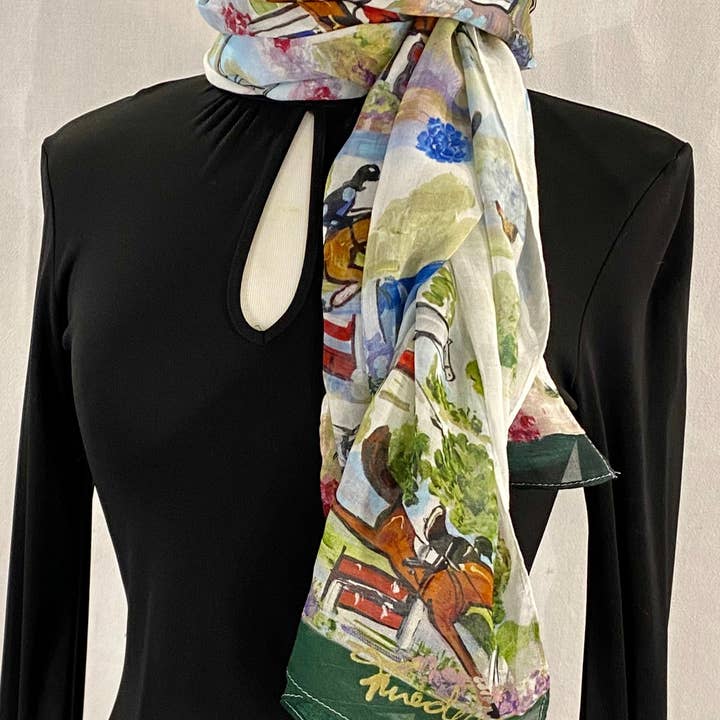 Frédérique’s Hunter Jumper Design Scarf