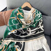 Grapple Equestrian Scarf - Green/Black