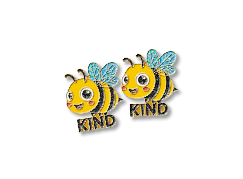 Bee Kind Number Pins
