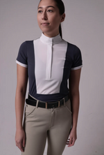 Bib Show Shirt Short Sleeve - Classic Navy - Ladies