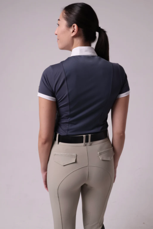 Bib Show Shirt Short Sleeve - Classic Navy - Ladies