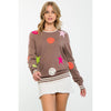 Wren Smiley Face And Star Print Sweater