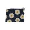 Hand Beaded Daisy Coin Purse