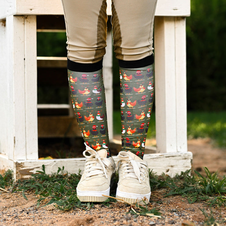 Cluck-Mas Pair & a Spare Boot Socks