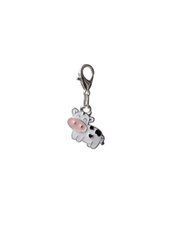 Enamel Cow Bridle/Bonnet/Braid Charm