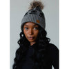 Skull Faux Pom Hat