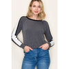 Color Trim French Terry Sweatshirt